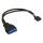 InLine USB 2.0 auf USB 3.0 Adapterkabel intern, 10pol auf 19pol, 0,30m