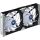 Titan TTC-SC09TZ(A) Wohnmobil Kühlschrankventilator Doppellüfter 2x 92x92x25mm