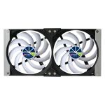 Titan TTC-SC20(B/)V2+ Kühlschrank-Doppellüfter 120x25mm IP55 Timer Gleichrichter