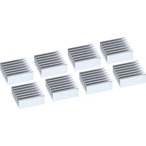 8er Pack InLine IC-Kühler, selbstklebende Kühlrippen