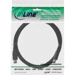 InLine FireWire Kabel, IEEE1394 6pol Stecker / Stecker, schwarz, 0,5m