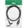 InLine USB 2.0 Mini-Kabel, ST A/Mini-B ST (5pol) oben abgew. 90°, schwarz, 0,3m