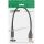 InLine USB 2.0 Kabel, A an B, schwarz, Kontakte gold, 0,5m