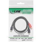 InLine USB 2.0 Y-Anschlusskabel, 2x Stecker A an Buchse A, 0,2m