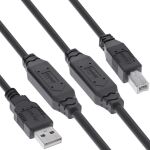 InLine USB 2.0 Aktiv-Kabel, USB-A Stecker zu USB-B Stecker, 20m