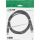 InLine USB 2.0 Kabel, A an B, schwarz, Kontakte gold, 1,5m