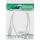 InLine USB 2.0 Kabel, A an B rechts abgewinkelt, transparent, 0,5m