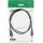 InLine USB 2.0 Kabel, A an B, schwarz, 2m