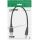 InLine USB 2.0 Kabel, A an B, schwarz, 0,5m