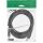 InLine USB 2.0 Kabel, A an B, schwarz, 7m
