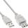 InLine USB 2.0 Verlängerung, Stecker / Buchse, Typ A, beige/grau, 3m, bulk