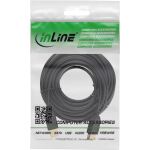 InLine USB 2.0 Verlängerungskabel Typ A, schwarz, vergoldete Kontakte, 5m