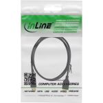 InLine USB 2.0 Verlängerungskabel Typ A, schwarz, vergoldete Kontakte, 1m