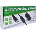 InLine USB 2.0 Aktiv-Verlängerung, USB-A Stecker/Buchse, 15m