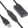 InLine USB 2.0 Aktiv-Verlängerung, USB-A Stecker/Buchse, 15m