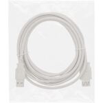 InLine USB 2.0 Verlängerung, Stecker / Buchse, Typ A, beige, 1,8m, bulk