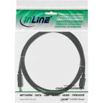InLine FireWire Kabel, IEEE1394 4pol Stecker zu 6pol Stecker, schwarz, 1,8m