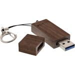 InLine woodstick USB 3.0 Speicherstick, Walnuss, 64GB