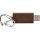 InLine woodstick USB 3.0 Speicherstick, Walnuss, 64GB