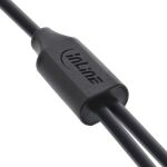 InLine USB 2in1 Y-Ladekabel, 1x USB-A Stecker an 2x USB-C Stecker, 2m