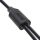 InLine USB 2in1 Y-Ladekabel, 1x USB-A Stecker an 2x USB-C Stecker, 2m