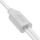 InLine USB 2in1 Y-Ladekabel, 1x USB-A Stecker an 2x USB-C Stecker, weiß, 2m