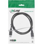 InLine USB 3.2 Gen.1 Kabel, A an A, schwarz, 1m