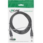 InLine USB 3.2 Gen.1 Kabel, A an A, schwarz, 3m