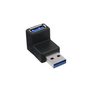 InLine USB 3.2 Gen.1 Adapter, Stecker A auf Buchse A, gewinkelt 90°