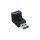InLine USB 3.2 Gen.1 Adapter, Stecker A auf Buchse A, gewinkelt 90°