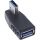 InLine USB 3.2 Gen.1 Adapter, Stecker A auf Buchse A, gewinkelt 270°