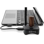 InLine USB 3.0 Multiadapter, 2xUSB-A, RJ45, SD/MicroSD Cardreader, schwarz