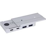 InLine 4-Port Magnetic USB Hub, 2x USB-C, 2x USB-A, 10Gb/s, Aluminiumgehäuse