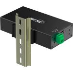 InLine USB 3.2 Gen.1 Industrie-Hub, 7 Port, Aluminiumgehäuse, mit Netzteil