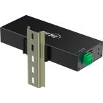 InLine USB 3.2 Gen.1 Industrie-Hub, 10 Port, Aluminiumgehäuse, mit Netzteil