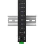 InLine USB 3.2 Gen.1 Industrie-Hub, USB-C, 7-Port, mit Netzteil