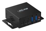 InLine USB 3.2 Industrie-Hub, 4-Port, 2x USB-A, 2x USB-C