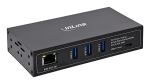 InLine USB 3.2 Industrie-Hub, 4-Port USB PoE, 3x USB-A, 1x USB-C