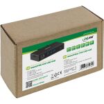 InLine USB 3.2 Industrie-Hub, 4-Port USB PoE, 3x USB-A, 1x USB-C