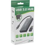 InLine USB 3.2 Gen.1 Hub, USB-C zu 2x USB-C & 3x USB-A, mit Netzteil
