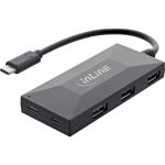 InLine USB 3.2 Gen.1 Hub, USB-C zu 2 Port USB-C und 3 Port USB-A, ohne PSU