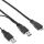 InLine USB 3.2 Gen.1 Y-Kabel, 2x A an Micro B, schwarz, 1,5m