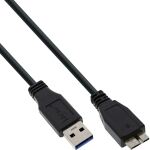 InLine USB 3.2 Gen.1 Kabel, A an Micro B, schwarz, 5m