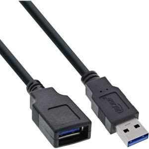 InLine USB 3.2 Gen.1 Kabel, USB-A Stecker / Buchse, 2,5m