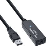 InLine USB 3.2 Gen.1 Aktiv-Verlängerung, USB-A Stecker an USB-C Buchse, 5m