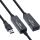 InLine USB 3.2 Gen.1 Aktiv-Verlängerung, USB-A Stecker an USB-C Buchse, 10m