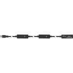 InLine USB 3.2 Gen.1 Aktiv-Verlängerung, Stecker A an Buchse A, schwarz, 15m