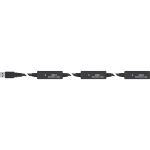 InLine USB 3.2 Gen.1 Aktiv-Verlängerung, USB-A Stecker an USB-C Buchse, 15m