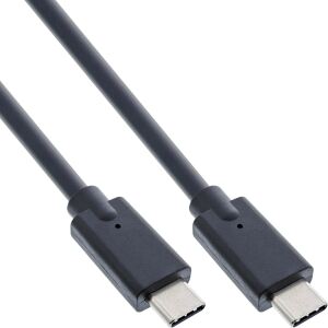 InLine USB-C Kabel, USB 3.2 Gen.2x2, 20 Gb/s, 100 W, schwarz, 2 m