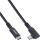 InLine USB 3.2 Gen.1 Kabel, USB-C St/St gewinkelt für VR, schwarz, 5m